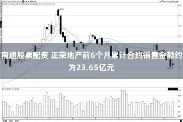 南通股票配资 正荣地产前6个月累计合约销售金额约为23.65亿元