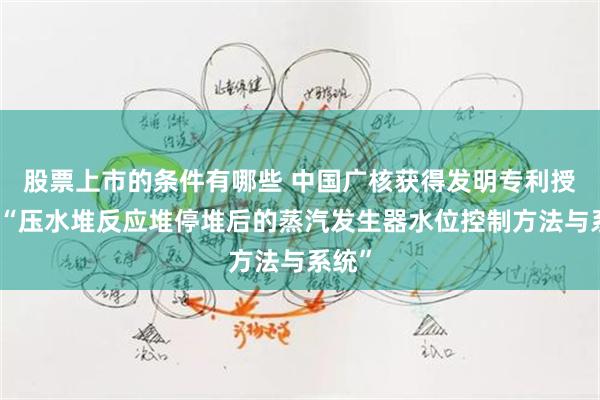 股票上市的条件有哪些 中国广核获得发明专利授权：“压水堆反应堆停堆后的蒸汽发生器水位控制方法与系统”