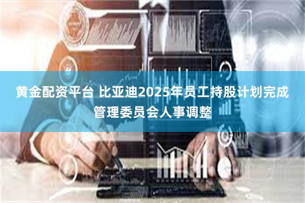黄金配资平台 比亚迪2025年员工持股计划完成管理委员会人事调整