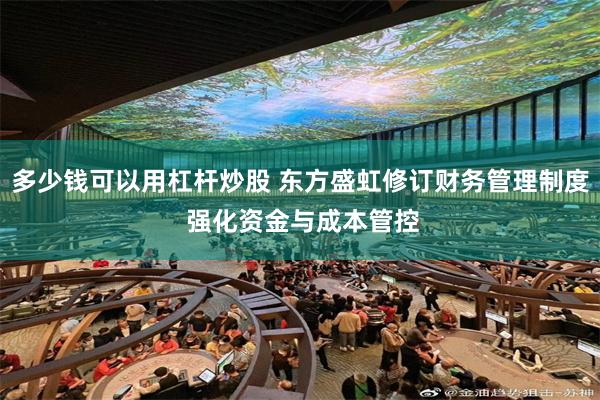 多少钱可以用杠杆炒股 东方盛虹修订财务管理制度 强化资金与成本管控