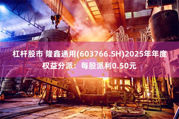 杠杆股市 隆鑫通用(603766.SH)2025年年度权益分派：每股派利0.50元