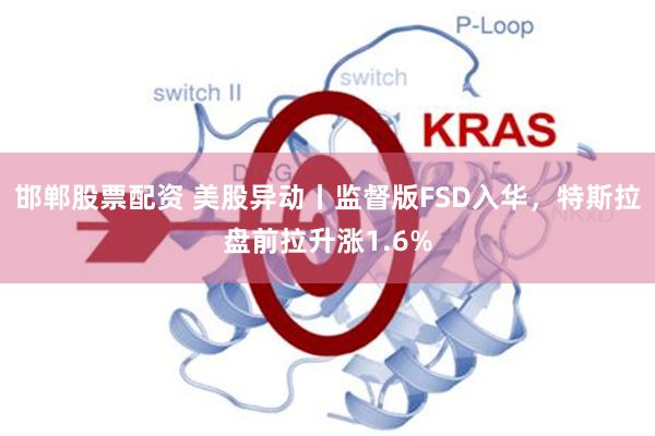 邯郸股票配资 美股异动丨监督版FSD入华，特斯拉盘前拉升涨1.6%