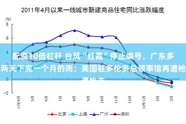 配资10倍杠杆 台风“红霞”停止编号，广东多地两天下完一个月的雨；美国驻多伦多总领事馆再遭枪击