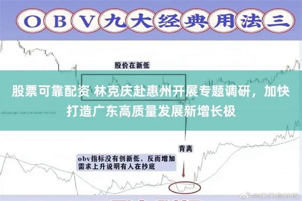 股票可靠配资 林克庆赴惠州开展专题调研，加快打造广东高质量发展新增长极