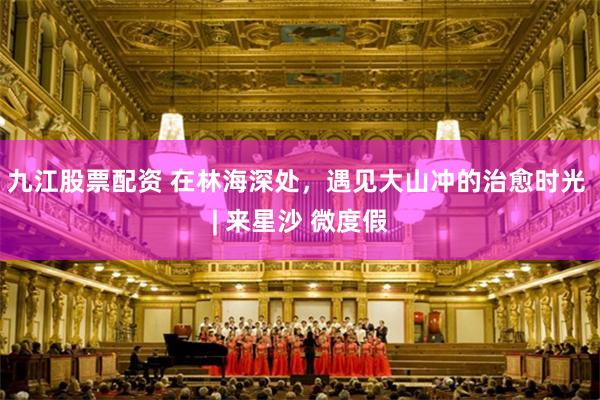 九江股票配资 在林海深处，遇见大山冲的治愈时光 | 来星沙 微度假